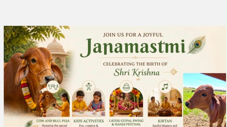 Janmashtami: September 5th, 3pm – 10pm